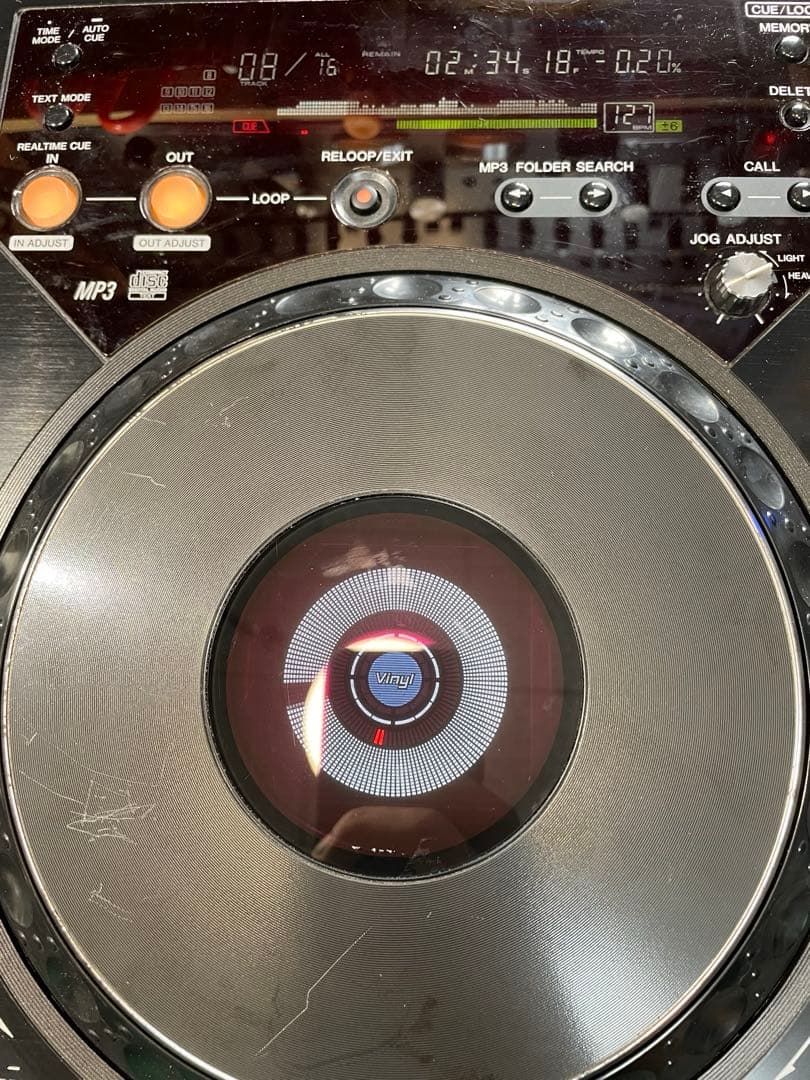 pioneer dj パイオニア　CDJ-1000mk3 回転部メンテナンス