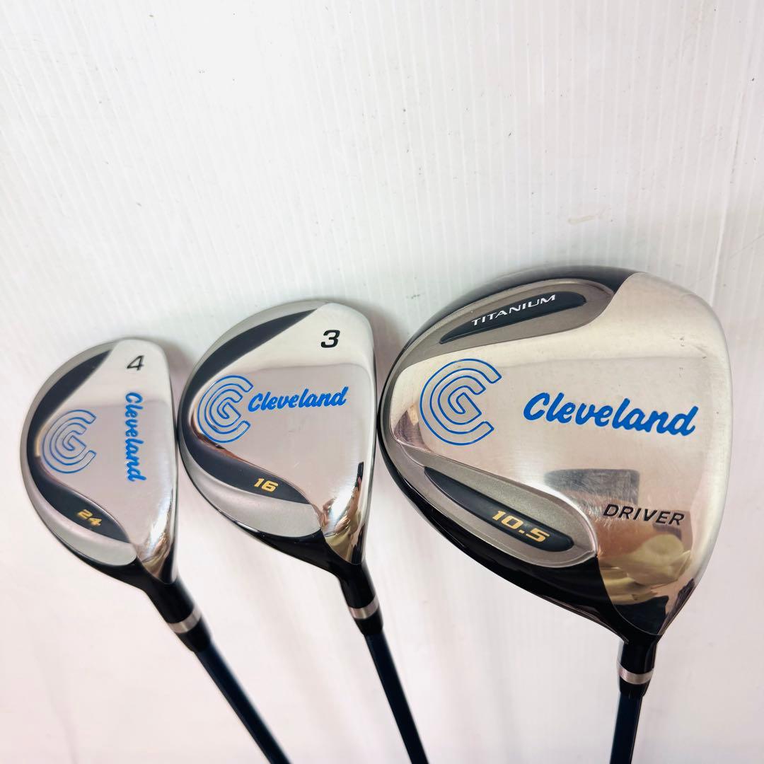 【美品】クリーブランド メンズゴルフクラブ 11本セット　SR
