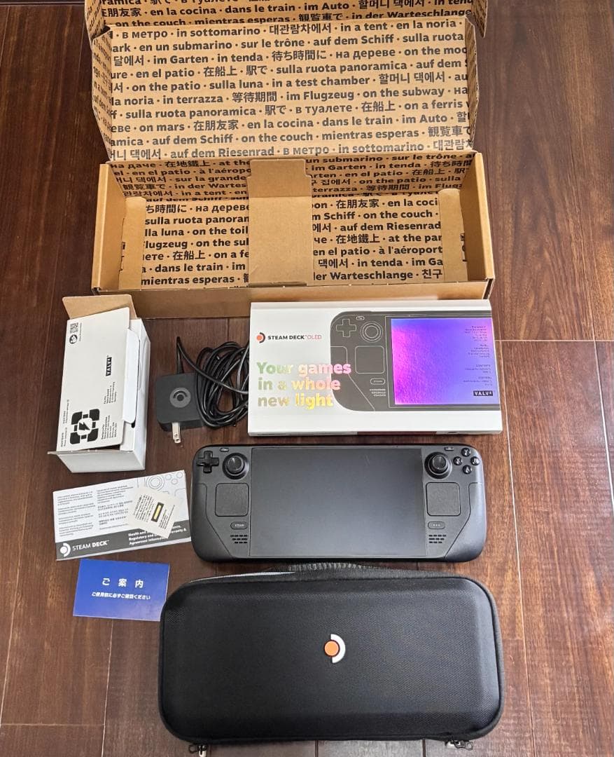 Steam Deck 512GB OLED（ケース付き、箱あり）