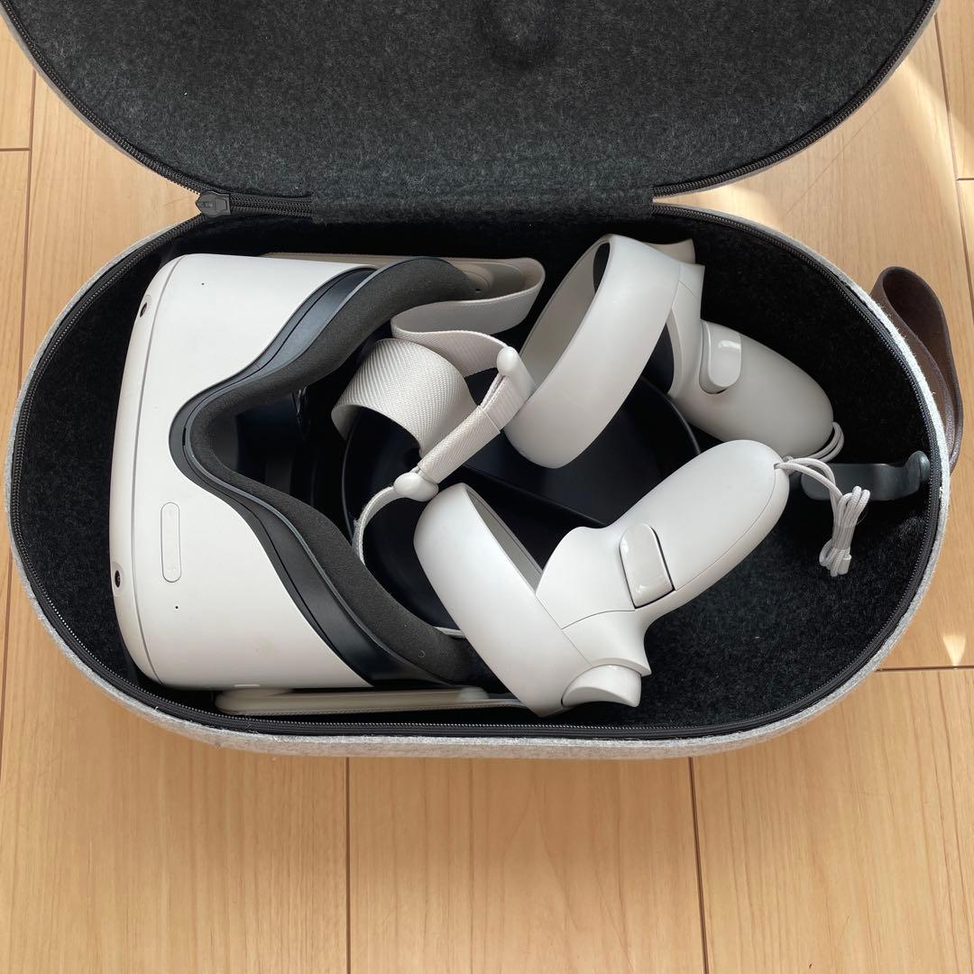  Quest 2 VRヘッドセット 128GB 携帯用ケース付き