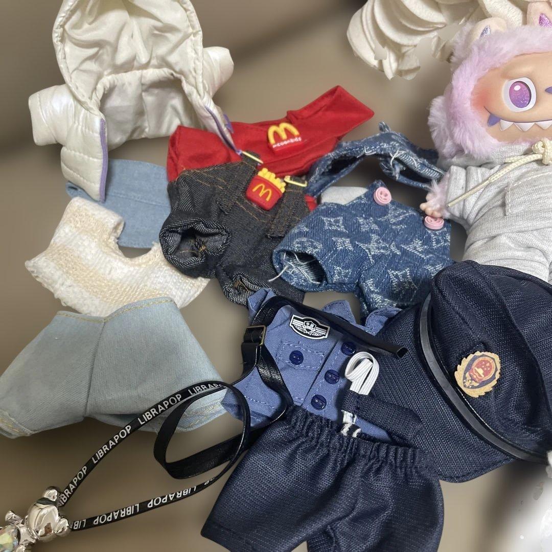 正規品ラブブとぬいぐるみ用着せ替え服と靴セット