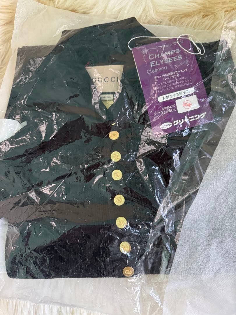 ミサ　GUCCI グッチ　リブニットワンピース　ミディドレスXS 美品