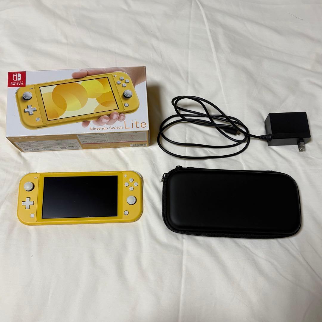 【任天堂】Nintendo Switch Lite 本体 イエロー ケース付き