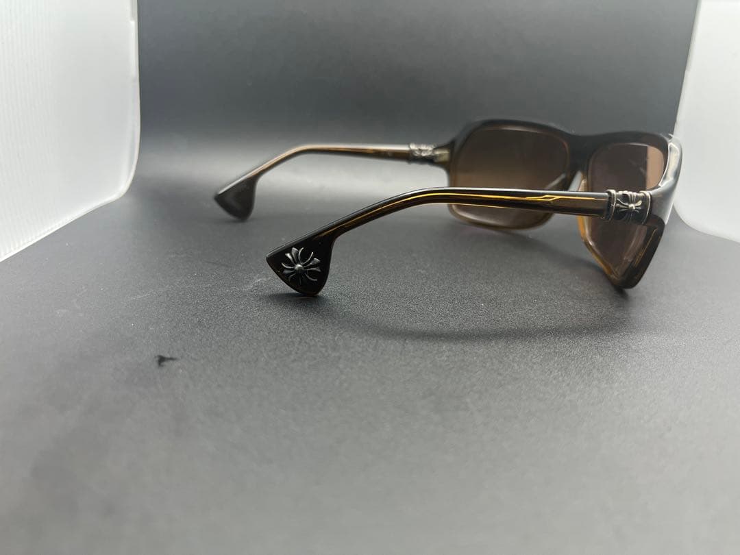 CHROME HEARTSクロムハーツ、ワームランチサングラス　レンズ度入