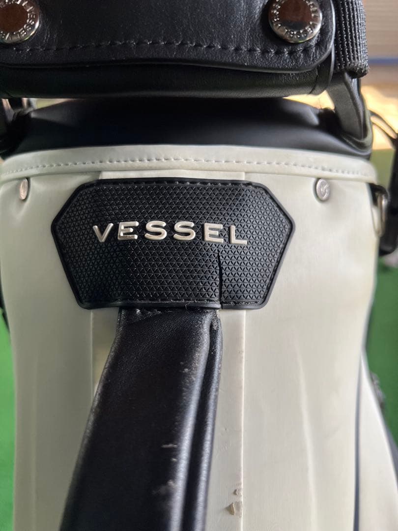 Vessel スタンドゴルフバッグ ホワイト・ネイビー