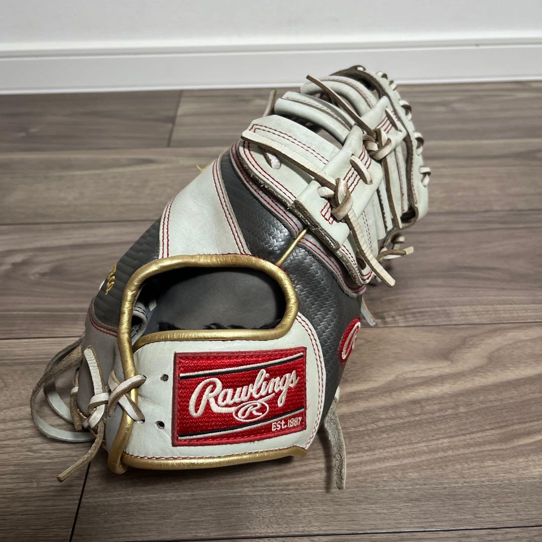 A*ス様 軟式ファーストミット Rawlings Gold Glove グレー/