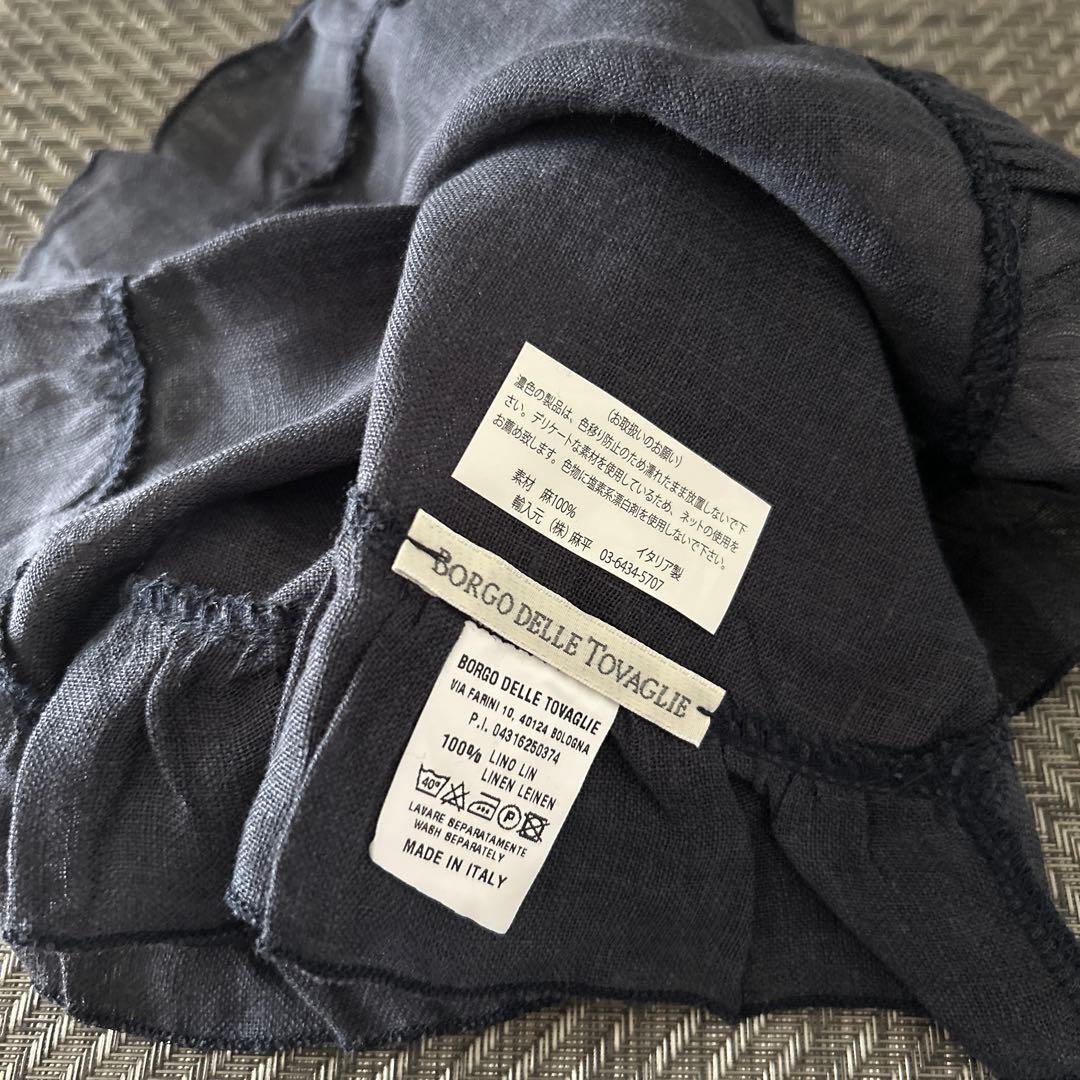 【新品未使用】リネンナプキン+カトラリーレスト4個セット