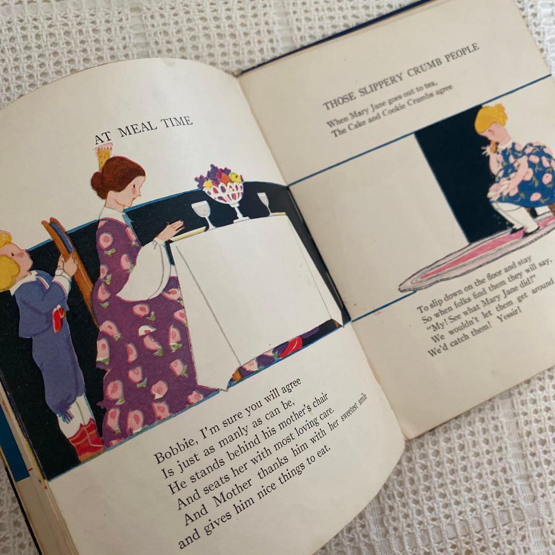 【希少】1924年 アメリカの可愛い絵本  エリザベスゴードン ビスクドール