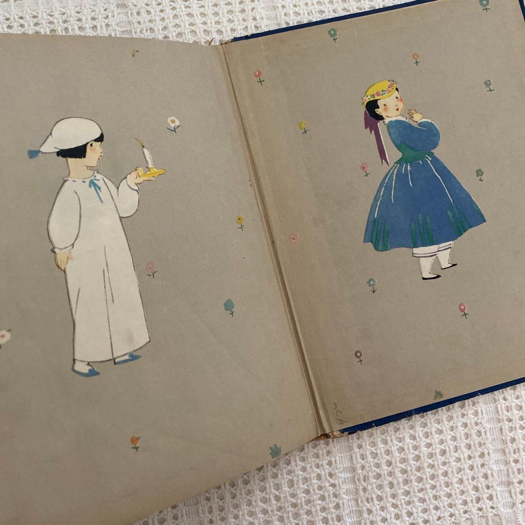 【希少】1924年 アメリカの可愛い絵本  エリザベスゴードン ビスクドール