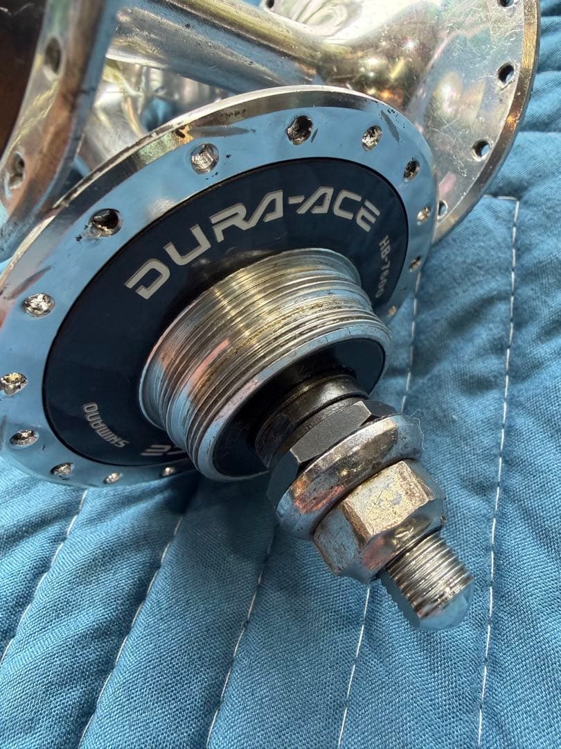 DURA-ACE HB-7600 前後ハブ 36H 　　ピスト 競輪 NJS
