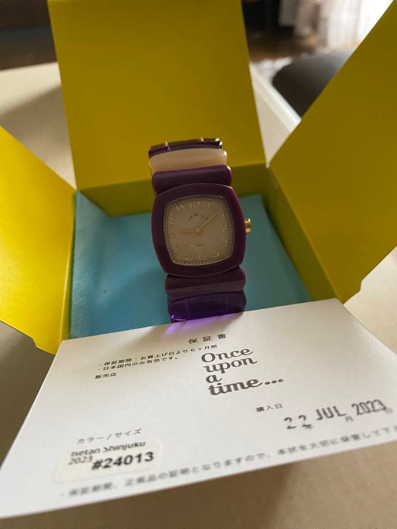 Time Will Tell タイムウィルテル　パープルマルチ