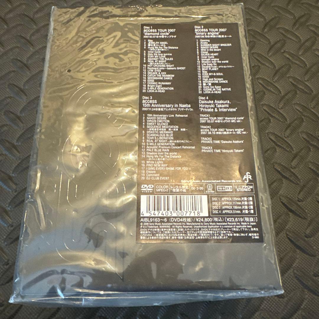 美品access 15TH ANNIVERSARY DVD-BOX完全生産限定盤