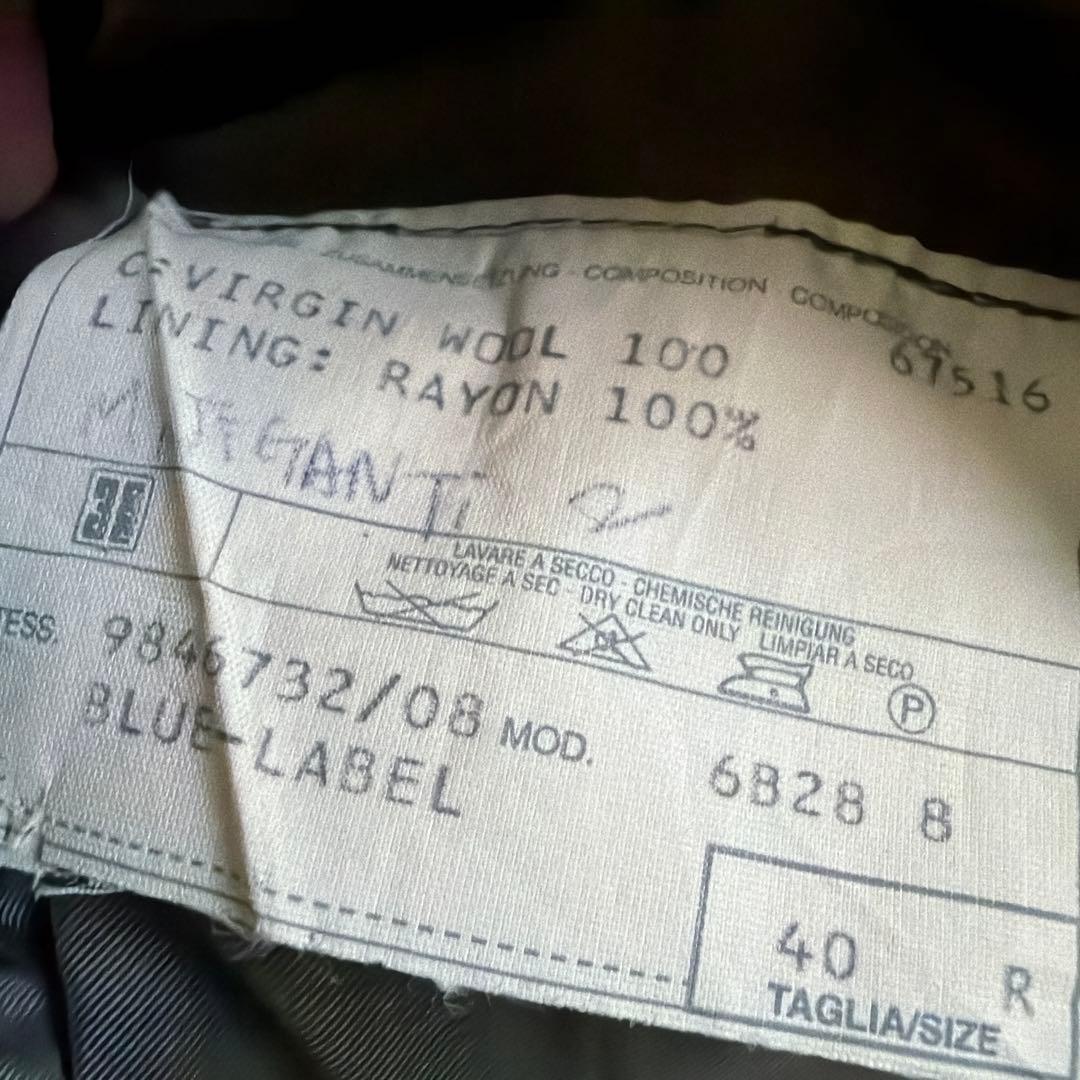 Z*1様 80s Italy製　ポロバイラルフローレン　チェック　ツイード　ブラ