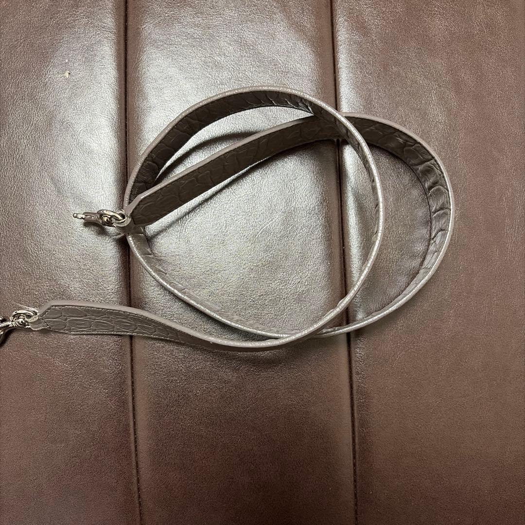 バッグ　グレー　イブサンローラン　ダウンタウンカバス