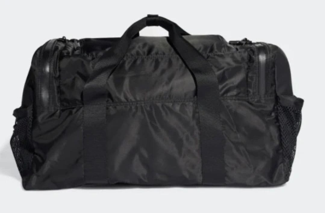 アディダス ステラマッカートニー コラボ ブラック ボストンバッグ 旅行用バッグ