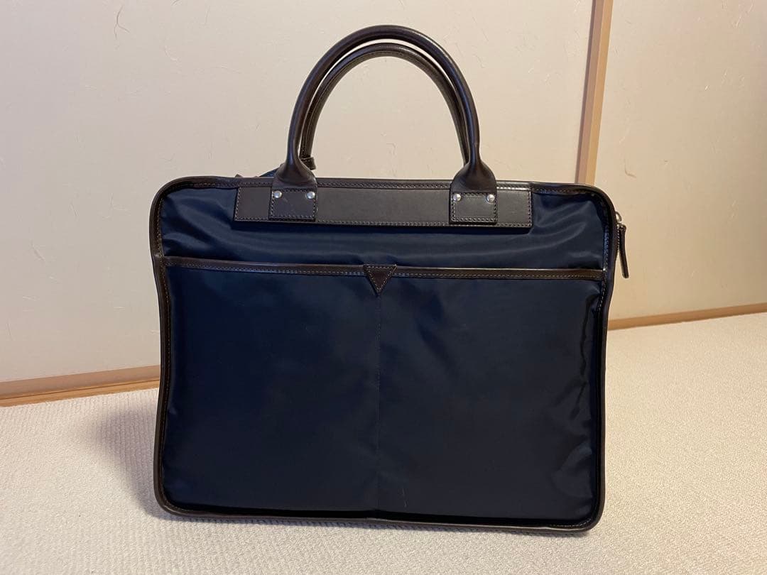 Felisi フェリージ8637/2 ビジネスバッグ ネイビー×ダークブラウン