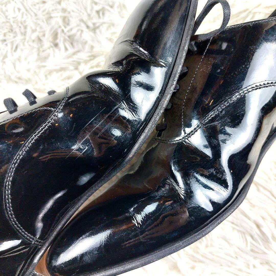 クロケット＆ジョーンズ 結婚式 エナメルドレスシューズ 靴黒 26cm