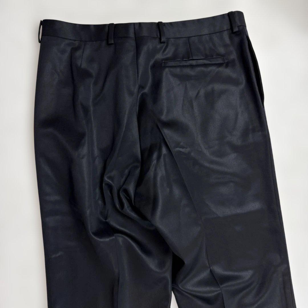 ディオールオム　光沢あり　スラックス　ブラック　サイズ48