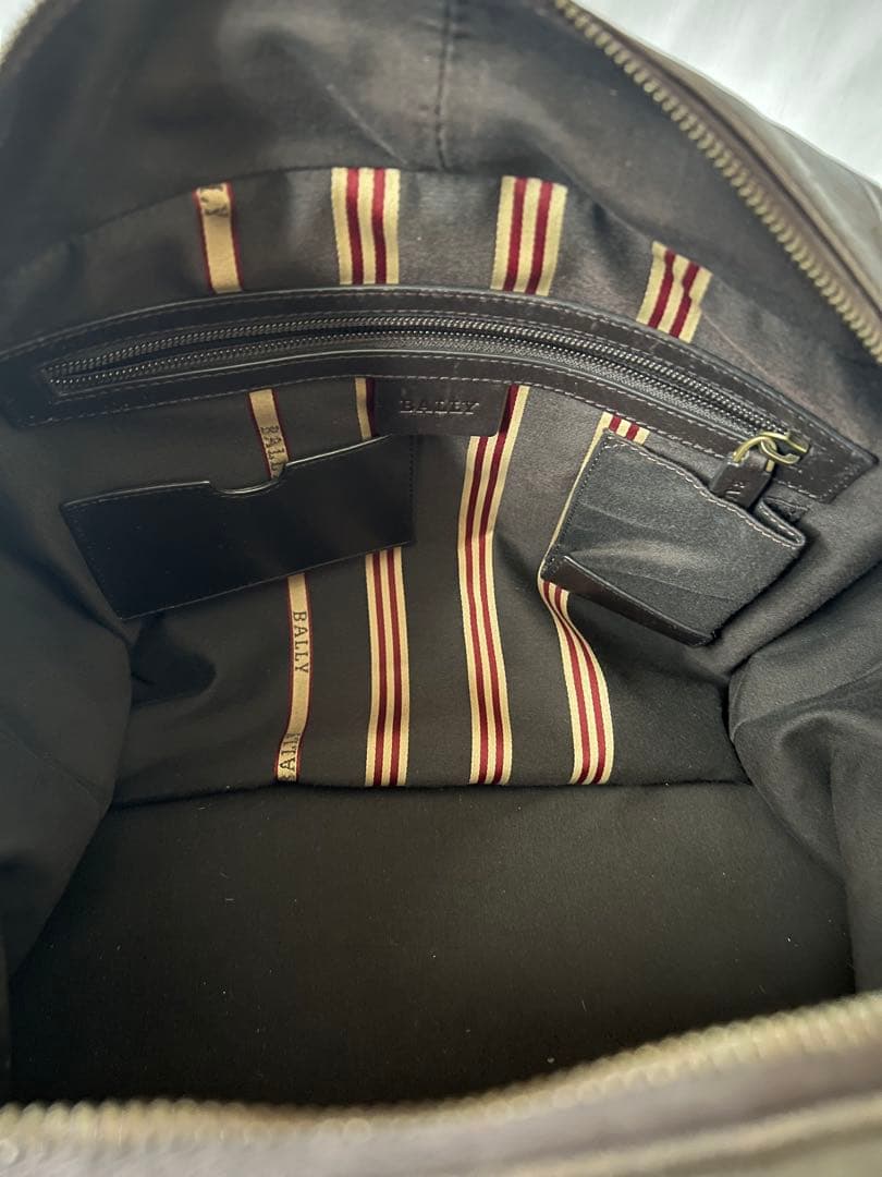 【BALLY／バリー】 レザーボストンバッグ　 ブラウン　旅行バッグ　ショルダー