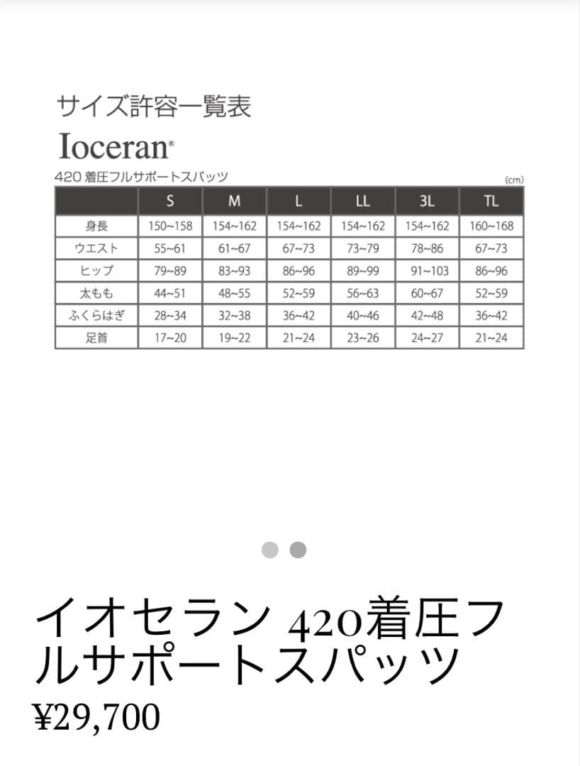 420着圧フルサポートスパッツ
