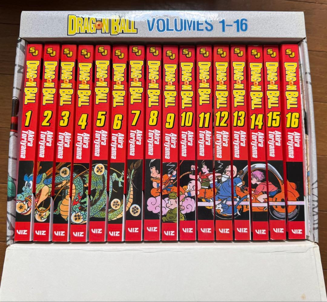 ドラゴンボール コンプリートボックスセット 全16巻【英語版】