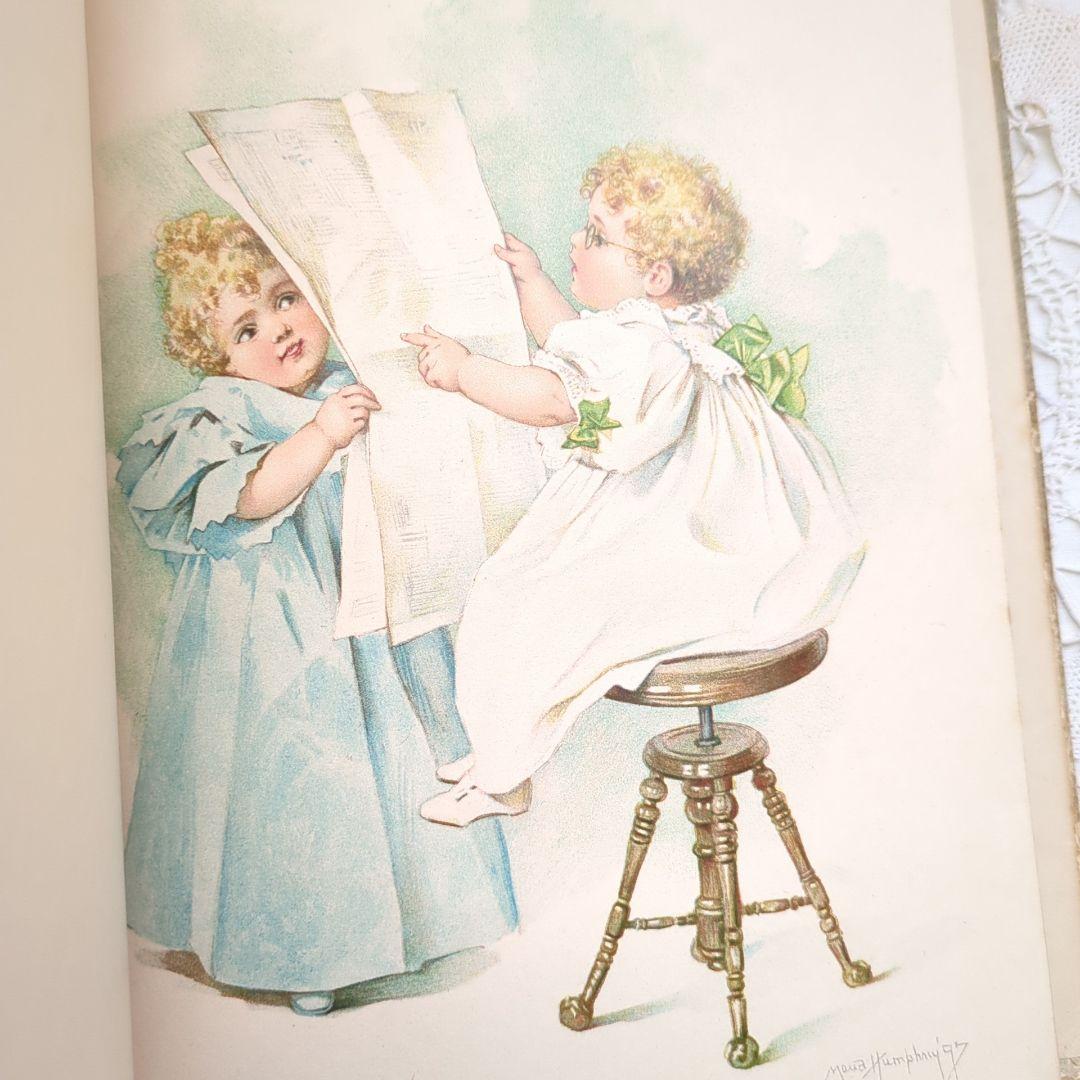 超稀少1897モードハンフリー絵本 初版本 洋書 アンティーク ヴィクトリアン