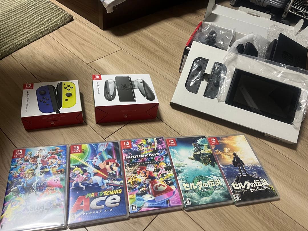 Nintendo Switch 本体 Joy-Con付き ゲーム5本セット