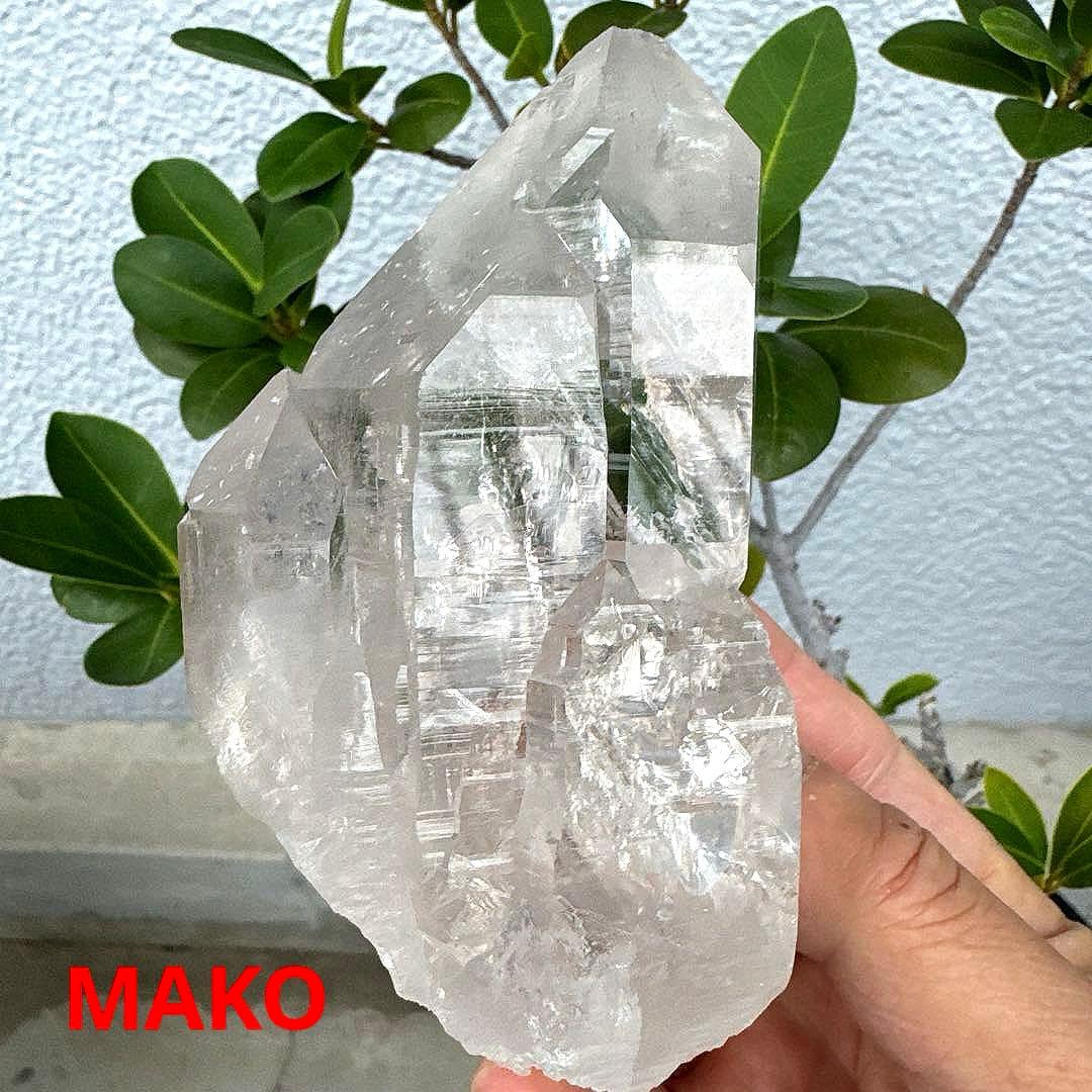 M1875☆ガネーシュヒマール水晶原石426g☆天然石　原石☆N5087-D