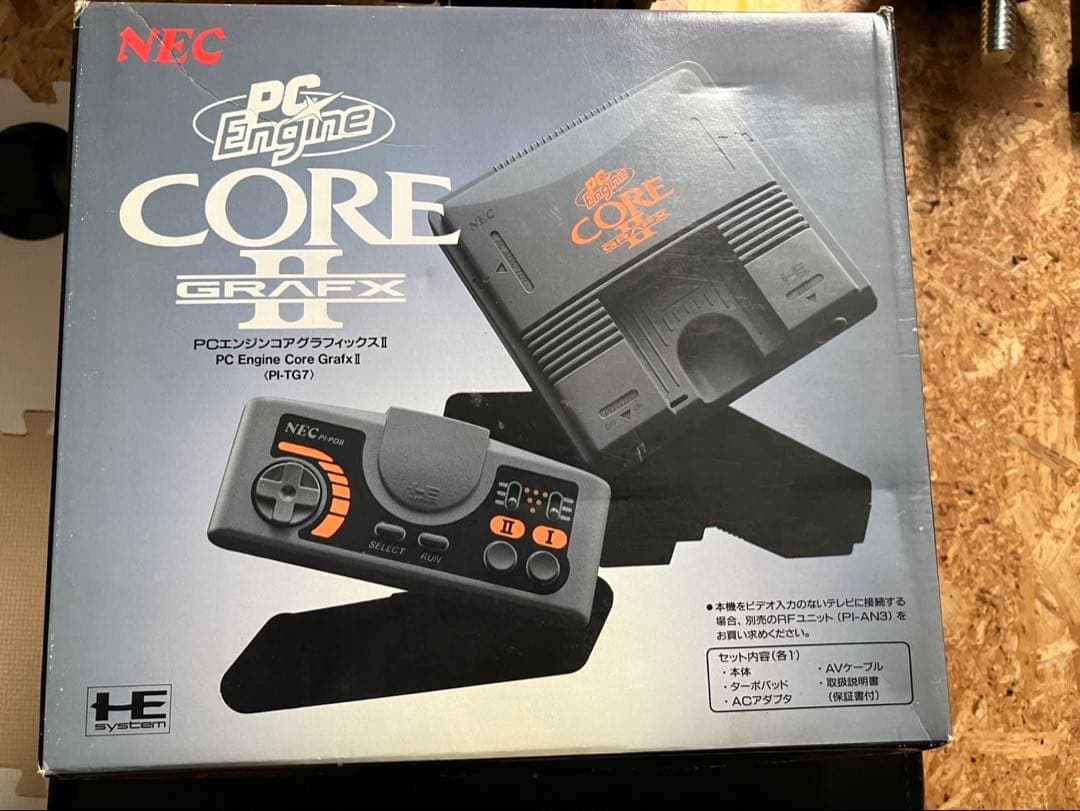 箱付き　NEC PCエンジン　コアグラフィックスII PI-TG7