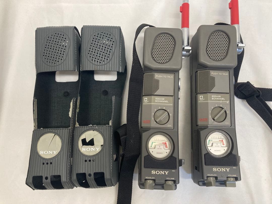 SONY ソニー　ICB-87R 市民ラジオ　トランシーバー　2台