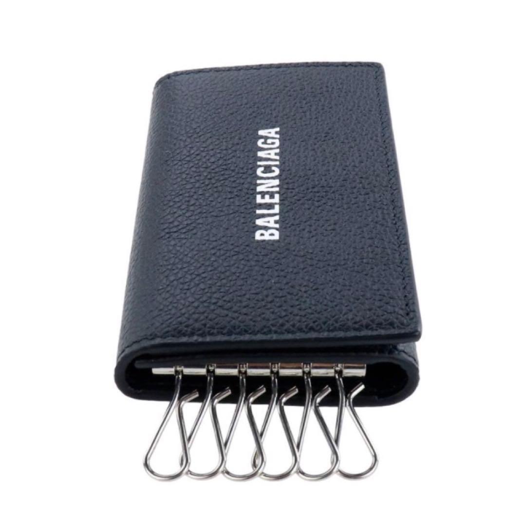 ◆新品◆BALENCIAGA◆6連キーケース◆レザー◆ロゴ入り◆男女兼用