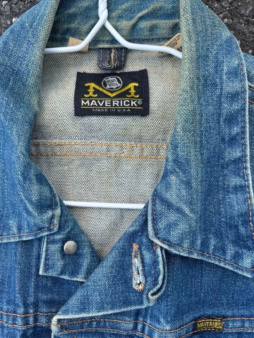MAVERICK 斜めベル　デニムジャケット　vintage
