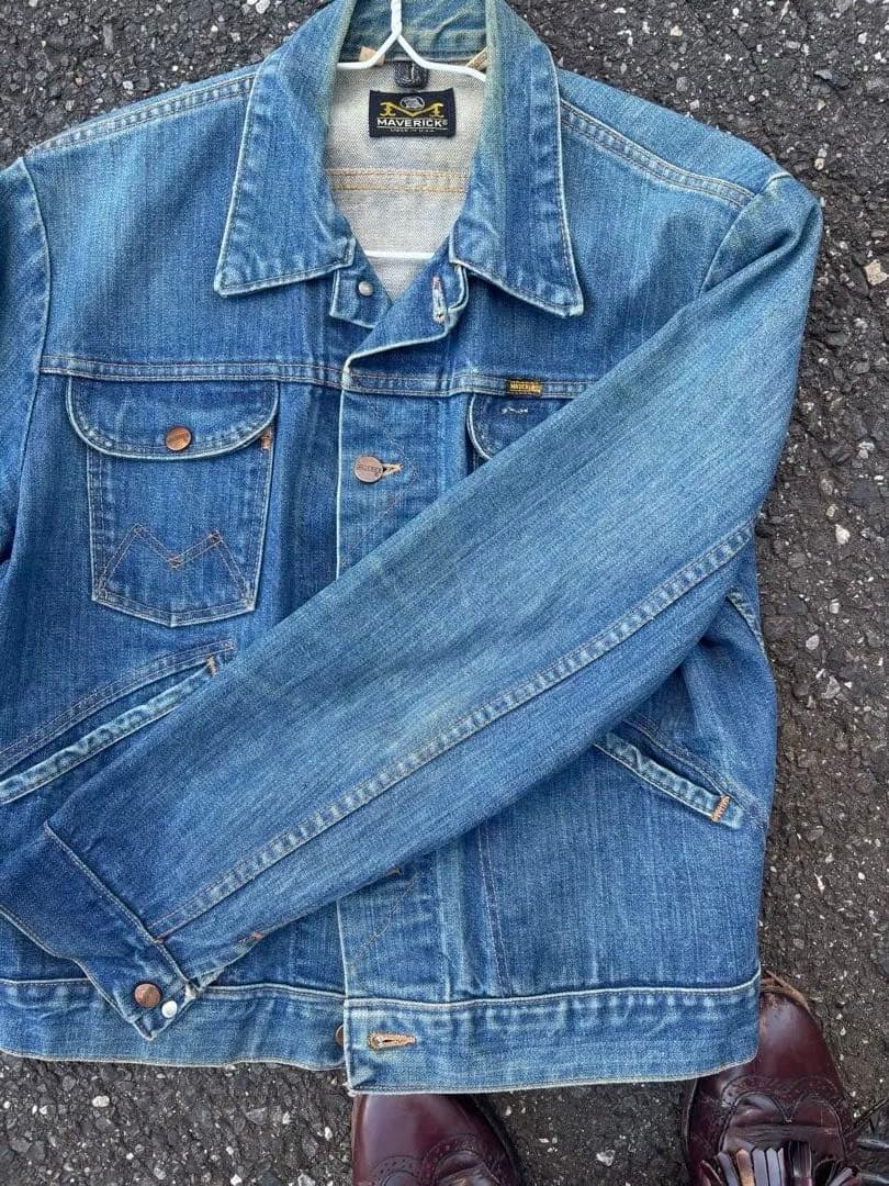 MAVERICK 斜めベル　デニムジャケット　vintage