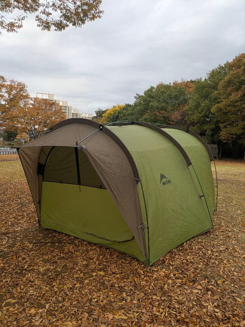 MSR バックカントリーバーン 中古　純正フットプリント付き。11/11撮影