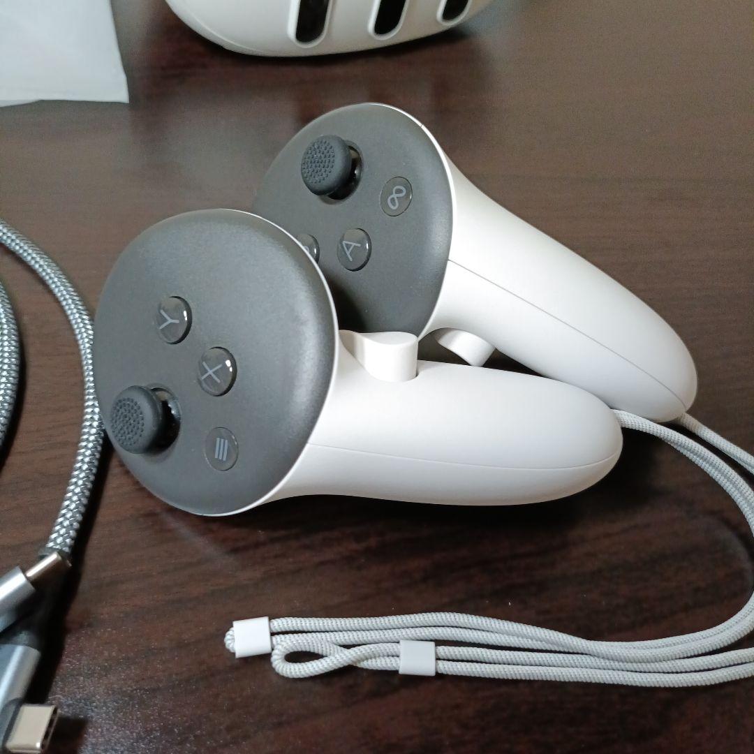  Quest 3 128GB(ストラップ、シリコンカバー、ケーブル付き)