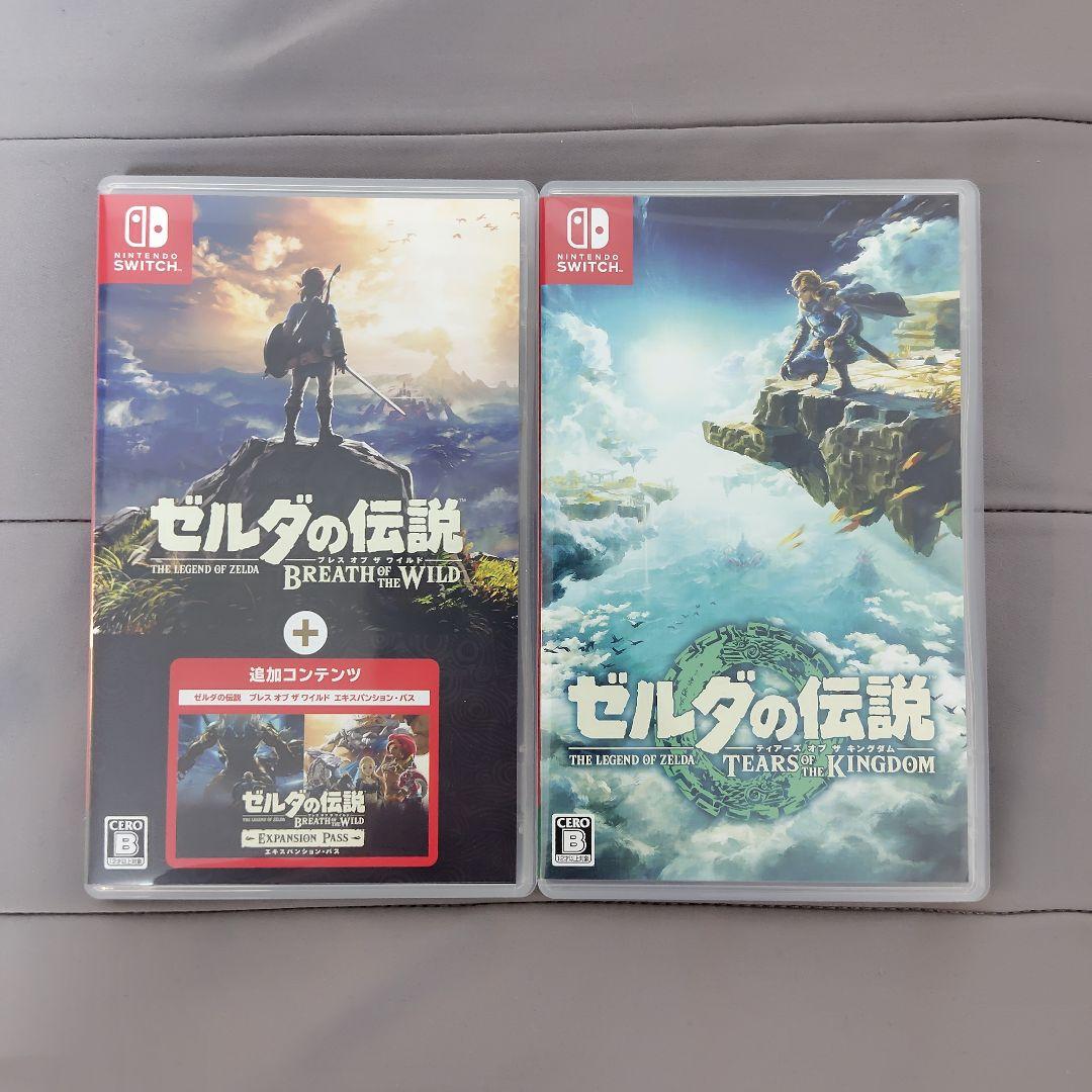 ゼルダの伝説　ティアーズオブキングダム　ブレスオブザワイルド　2本セット