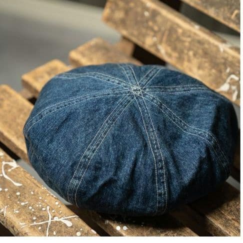 BERET / 8 PANEL Denim かわしまたかひろ