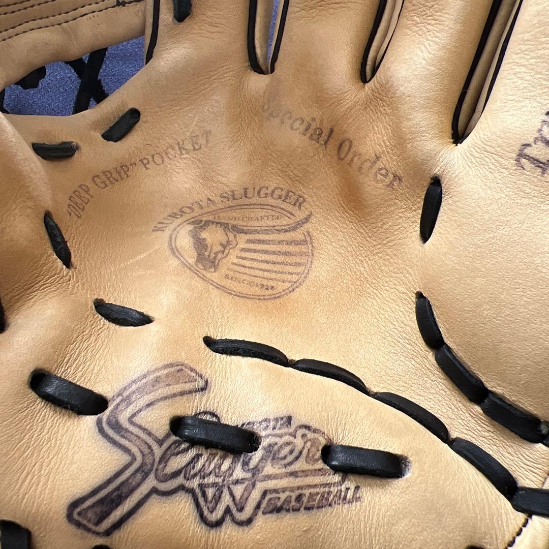 Slugger 軟式用野球グローブ ベージュ 久保田スラッガースペシャルオーダー