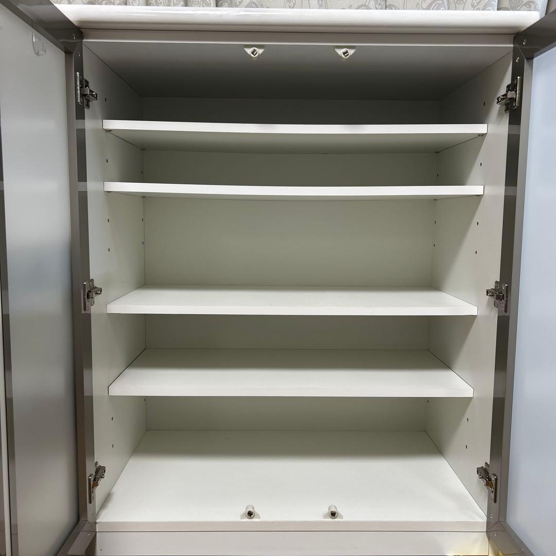 送料込み傷ありニトリ　キッチンカウンター　ポスティア120 梱包発送たのメル便