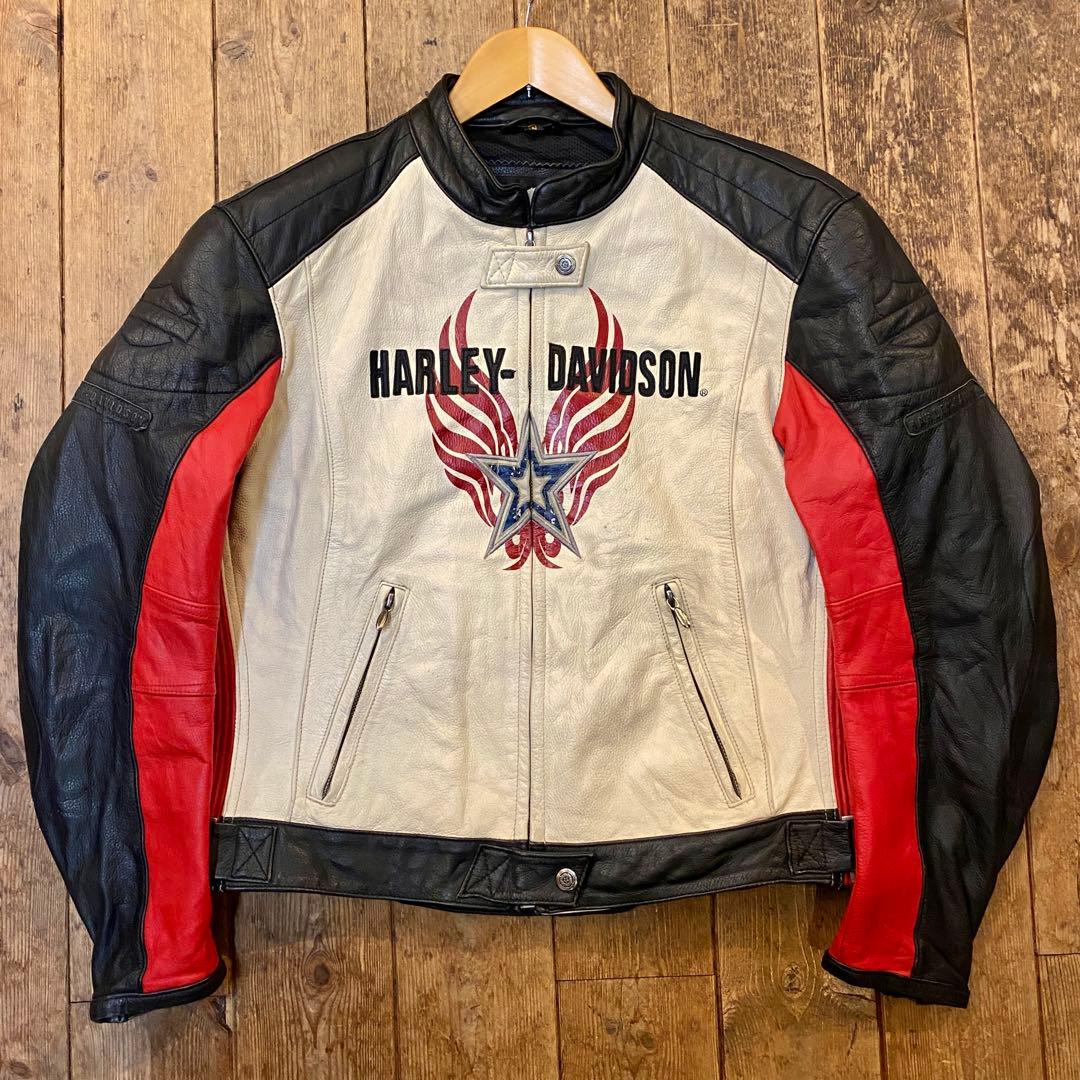 HARLEY-DAVIDSON ハーレー シングルライダースジャケット レザー