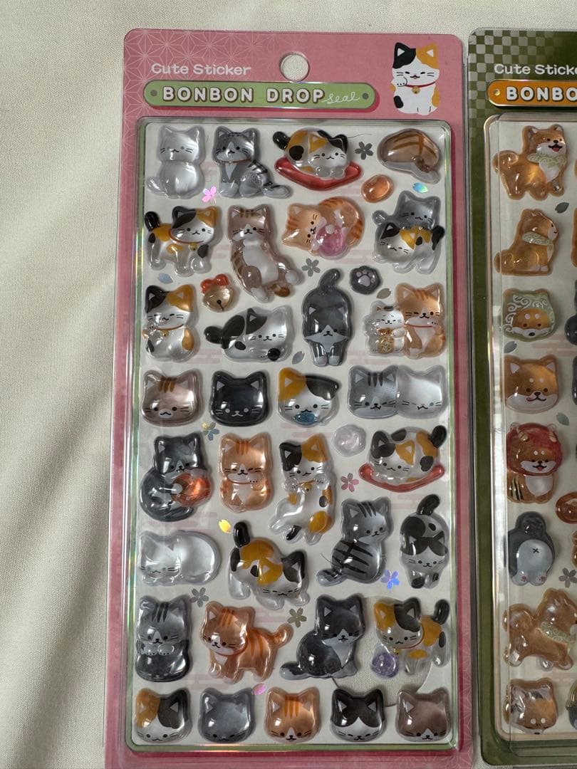 【新品未開封】和柄　ボンボンドロップシール15枚セット