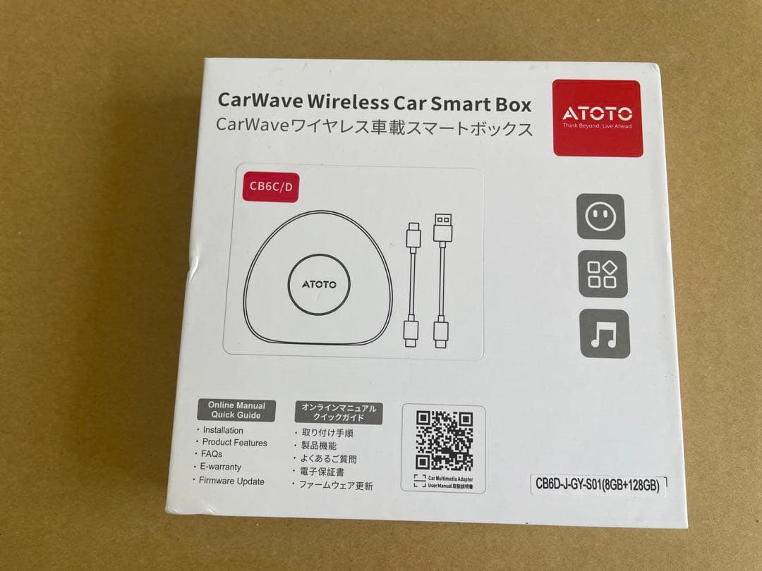 【新品】ATOTO CarWave CB6C/D ワイヤレス車載スマートボックス