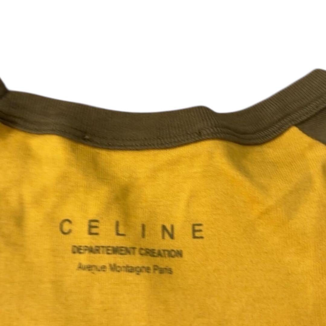 CELINE セリーヌ トリオンフロゴ スタッズ　Tシャツ L 00s 正規品