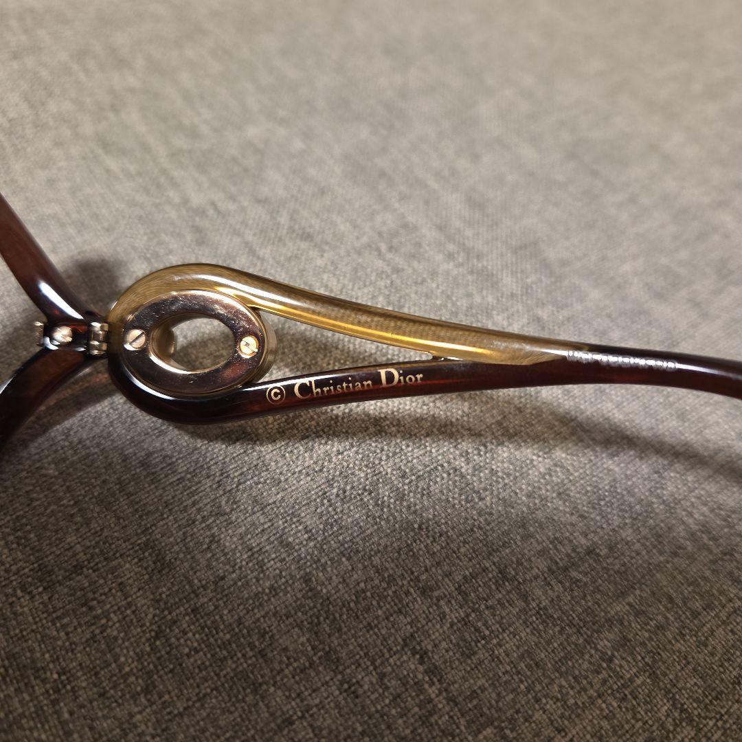Dior ブラウン オーバーサイズ サングラス