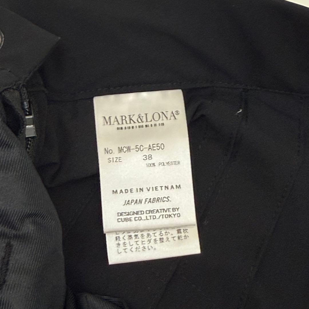 【新作！】 MARK&ELONA ブラック プリーツスカート