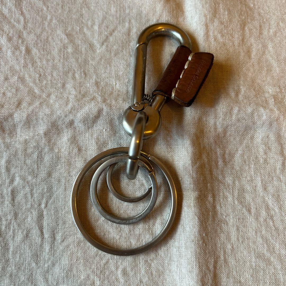 Hender Scheme エンダースキーマ カラビナ レザー ナチュラル