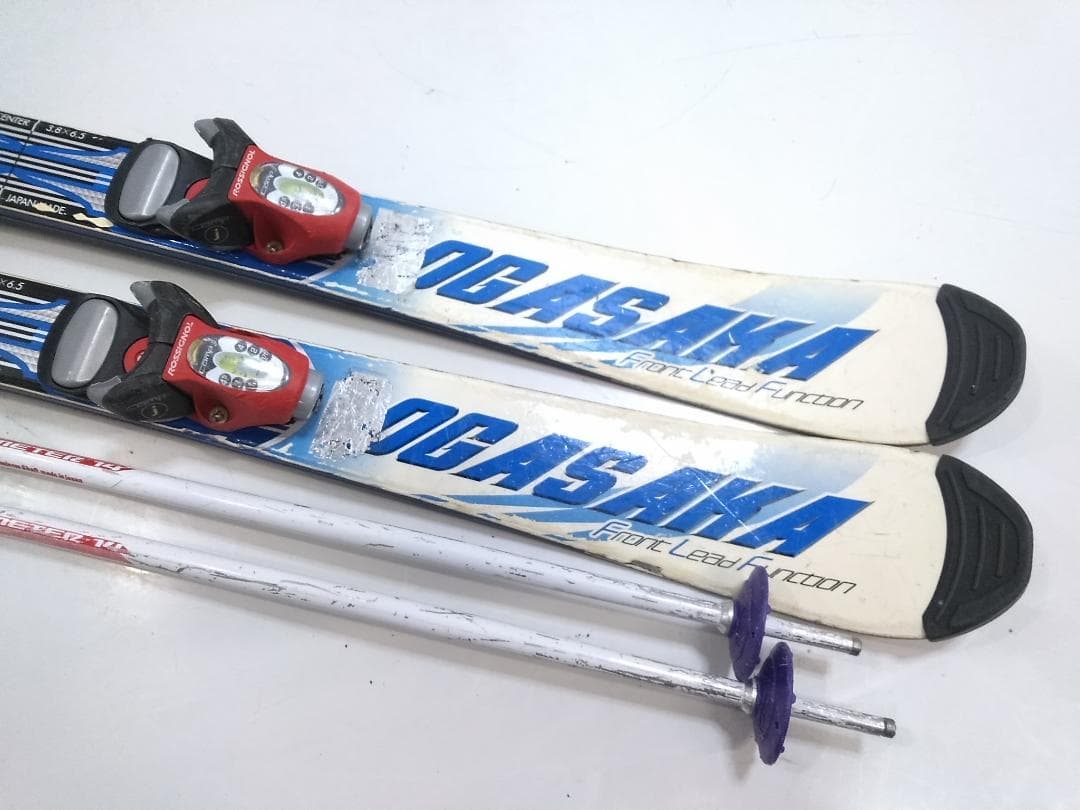 キッズ ジュニアスキー4点セット オガサカ 100cm ブーツ 20cm ◇