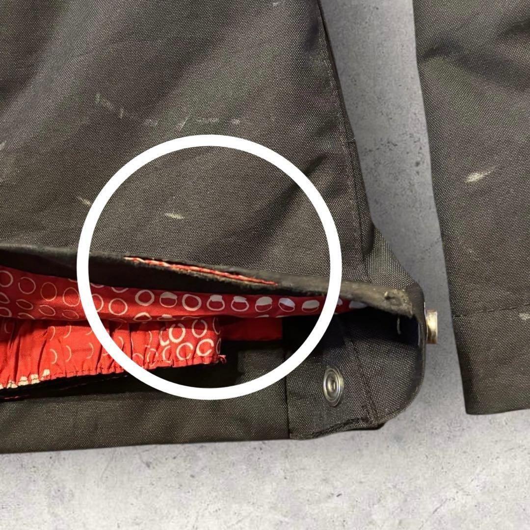 【オークリー】スキー　スノボーパンツ　M 黒　刺繍ロゴ　11年製　希少品　k