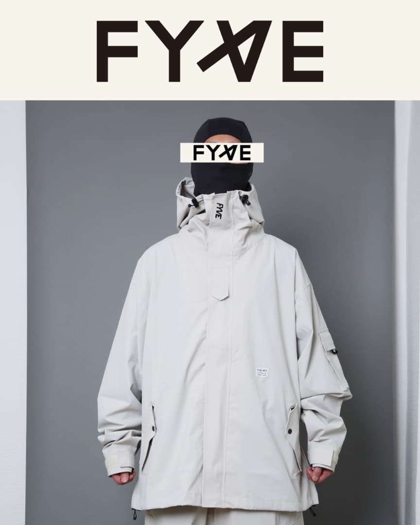 FYVE スノーボードウェア 日本限定 新品 セットアップ ［新品］M グレイ