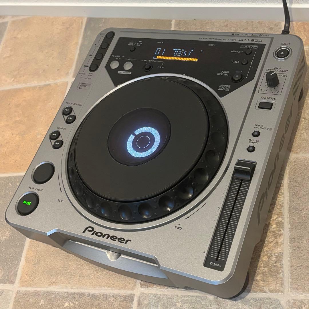 【美品】Pioneer CDJ-800 動作確認済み シルバー